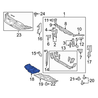 Toyota OE - Front Right Radiator Support Splash Shield
