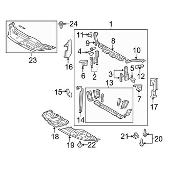 Toyota OE - Radiator Support