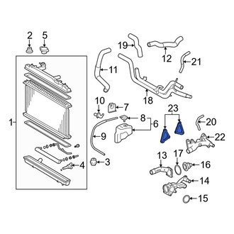 Toyota OE - Engine Coolant Outlet Gasket