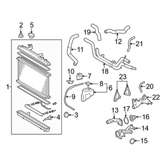 Toyota OE - Cooling - Radiator & Components