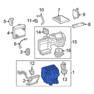 Toyota OE - HVAC Unit Case