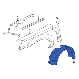Toyota OE - Front Left Fender Splash Shield