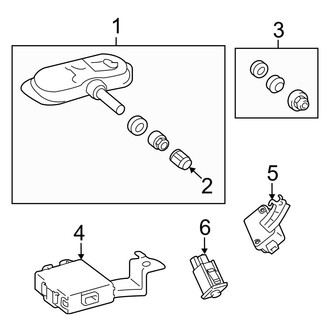 Toyota OE - Electrical - Tire Pressure Monitor Components