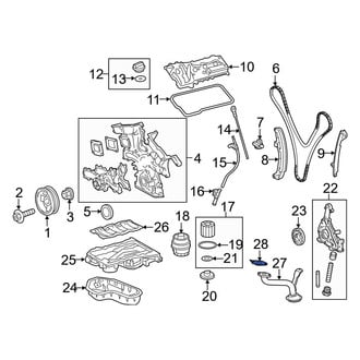 Toyota OE - Engine Oil Pump Pickup Tube Gasket