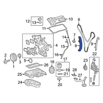 Toyota OE - Upper Engine Timing Chain Guide