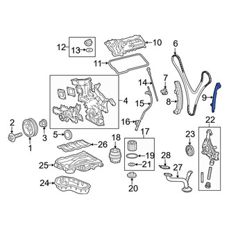 Toyota OE - Upper Engine Timing Chain Guide