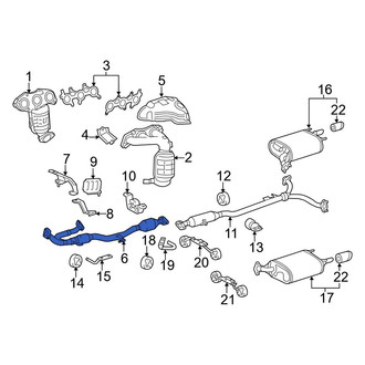 Toyota OE - Rear Catalytic Converter