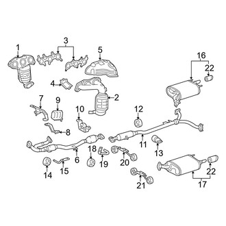 Toyota OE - Exhaust System - Exhaust Components