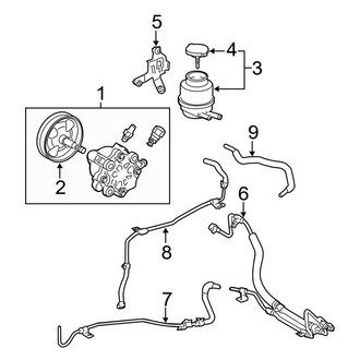 Toyota OE - Steering Gear & Linkage - Pump & Hoses