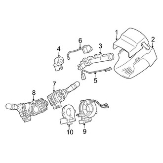 Toyota OE - Steering Column - Shroud, Switches & Levers