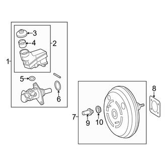 Toyota OE - Cowl - Components on Dash Panel