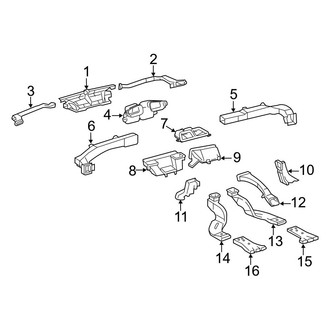 Toyota OE - Instrument Panel - Ducts