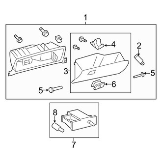 Toyota OE - Instrument Panel - Glove Box