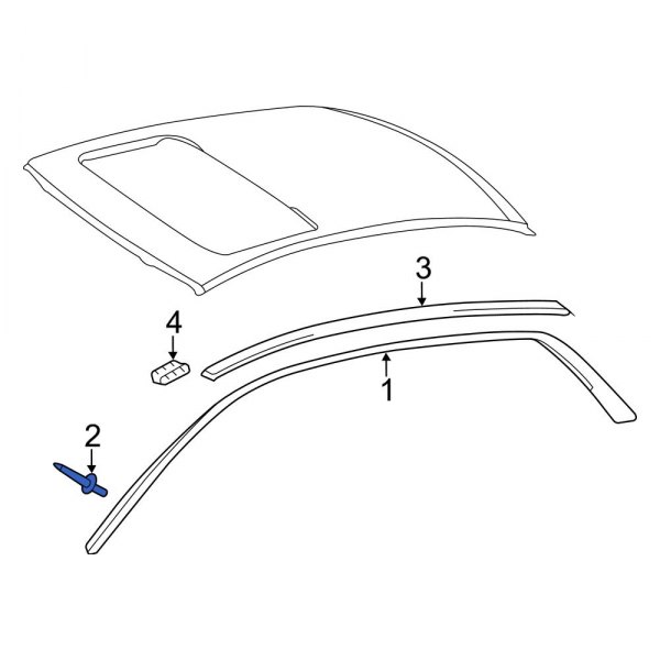 Roof Drip Molding Rivet