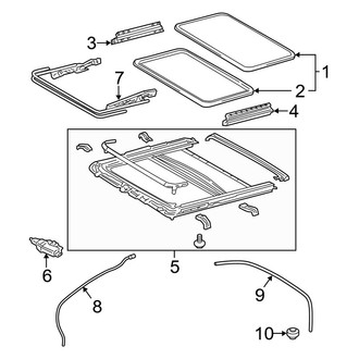 Toyota OE - Roof - Sunroof