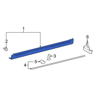 Toyota OE - Left Rocker Panel Guard
