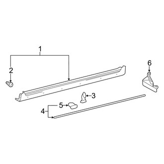 Toyota OE - Pillars, Rocker & Floor - Exterior Trim