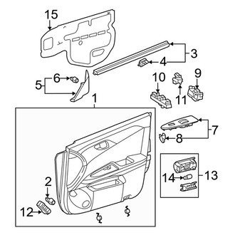 Toyota OE - Front Door - Interior Trim