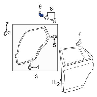 Toyota OE - Lower Door Interior Trim Panel Grommet
