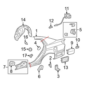 Toyota OE - Quarter Panel & Components