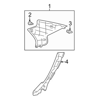 Toyota OE - Quarter Panel - Interior Trim