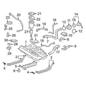 Toyota OE - Fuel Tank Strap Pin