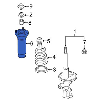 Toyota OE - Rear Suspension Strut Mount