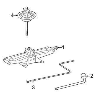 Toyota OE - Rear Body & Floor - Jack & Components