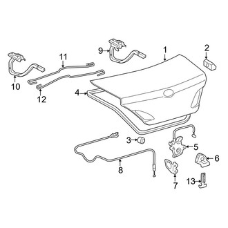 Toyota OE - Trunk Lid - Lid & Components
