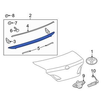 Toyota OE - Rear Deck Lid Finish Panel