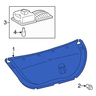 Toyota OE - Rear Deck Lid Trim