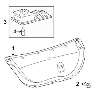 Toyota OE - Trunk Lid - Interior Trim