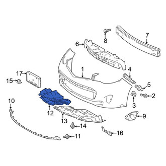Toyota OE - Front Right Radiator Support Splash Shield
