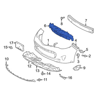 Toyota OE - Front Bumper Impact Absorber