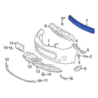 Toyota OE - Front Bumper Impact Bar
