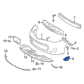 Toyota OE - Front Right Jack Plug Cover