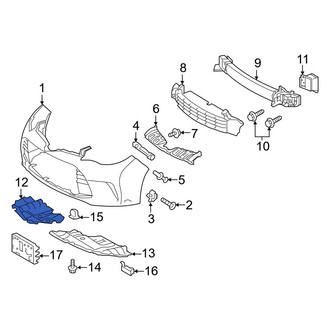 Toyota OE - Front Right Radiator Support Splash Shield
