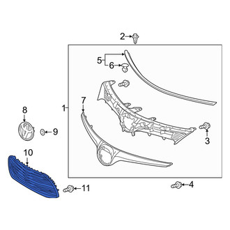 Toyota OE - Front Lower Grille