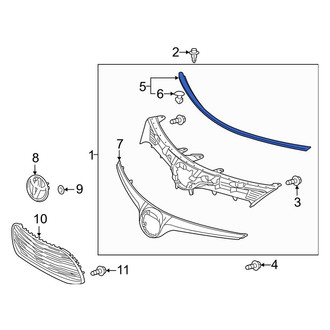Toyota OE - Front Hood Seal