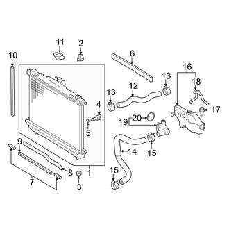 Toyota OE - Cooling - Radiator & Components