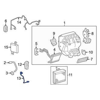 Toyota OE - A/C Evaporator Temperature Sensor