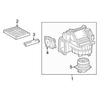 Toyota OE - Air Conditioner & Heater - Blower Motor & Fan