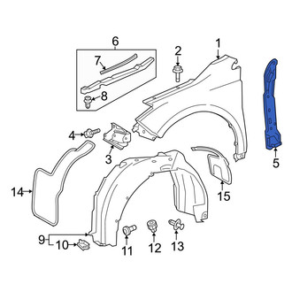 Toyota OE - Front Left Fender Insulator