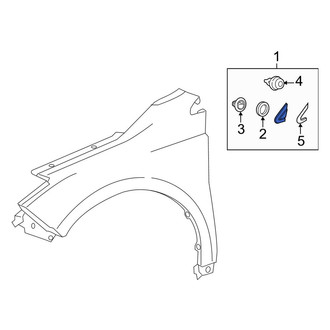 Toyota OE - Front Left Fender Molding