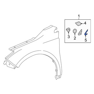 Toyota OE - Front Left Fender Molding