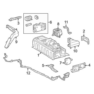 Toyota OE - Electrical - Battery (Battery), (Hybrid Limited / Hybrid XLE Plus / Hybrid XLE Premium)