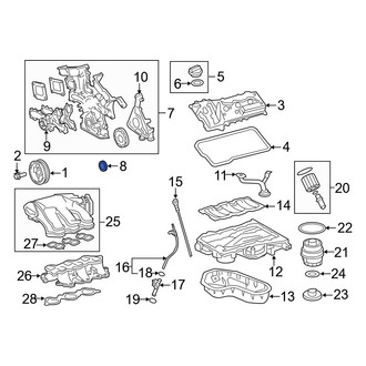 Toyota OE - Front Engine Crankshaft Seal