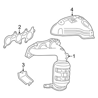 Toyota OE - Exhaust System - Manifold