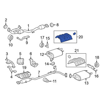 Toyota OE - Rear Right Floor Pan Heat Shield