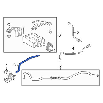 Toyota OE - Rear Vacuum Hose